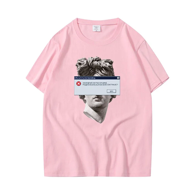 

Dropshipping Funny Michelangelo Statue David Print Tshirts Harajuku Casual Street Tops Tees Hip Hop Summer Short Sleeve T Shirts