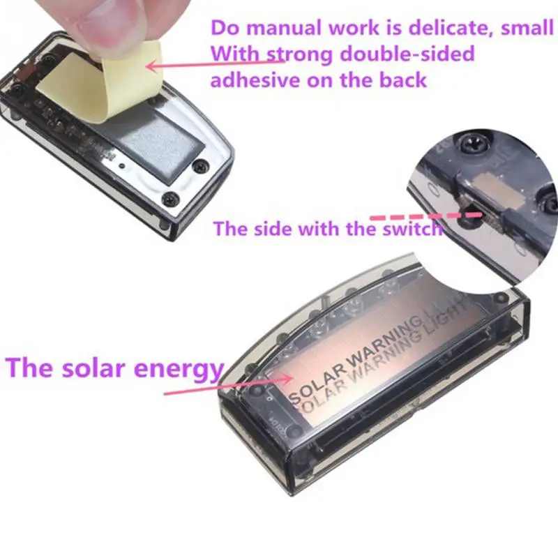 Автомобильное солнечное зарядное устройство датчик безопасности охранная