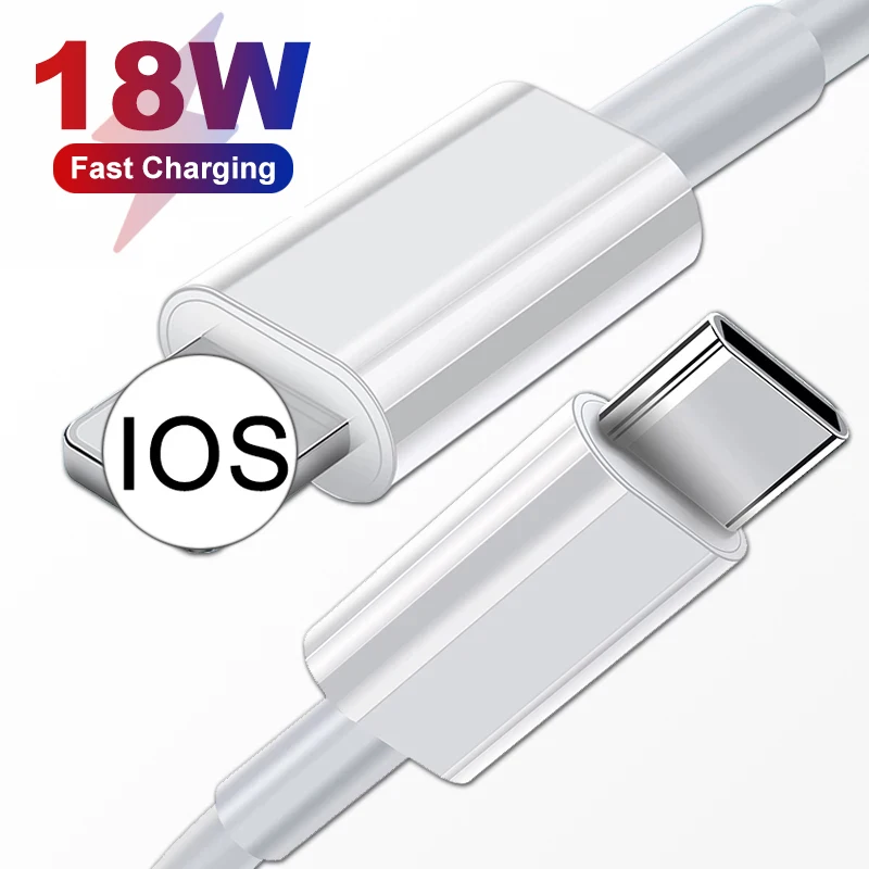 

18W PD Fast Charging USB Type c Type-C to For Lightning Cable for iPhone 8 X XS XR 11 Pro Max 8plus 11pro 2A Charge Data line
