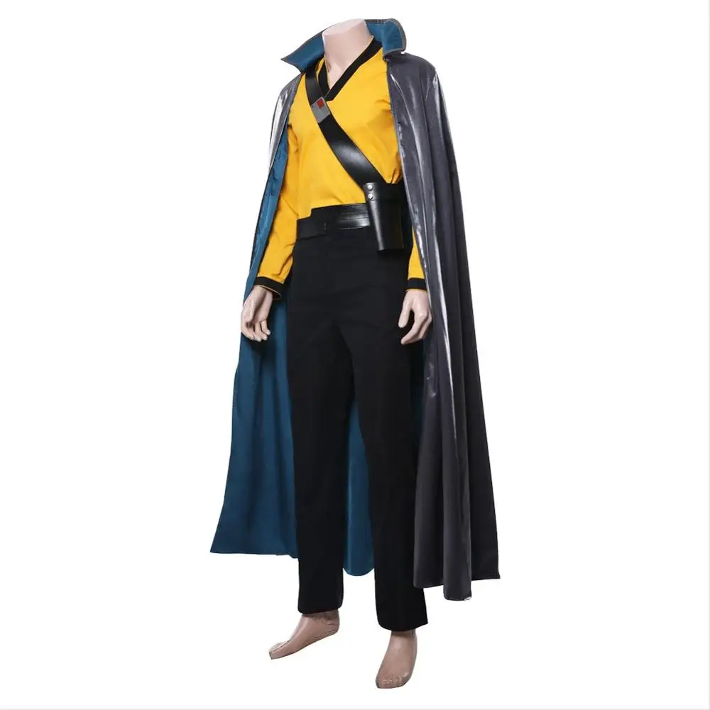 Звезда Косплэй Wa костюм Lando Calrissian плащ для взрослого костюма карнавальные