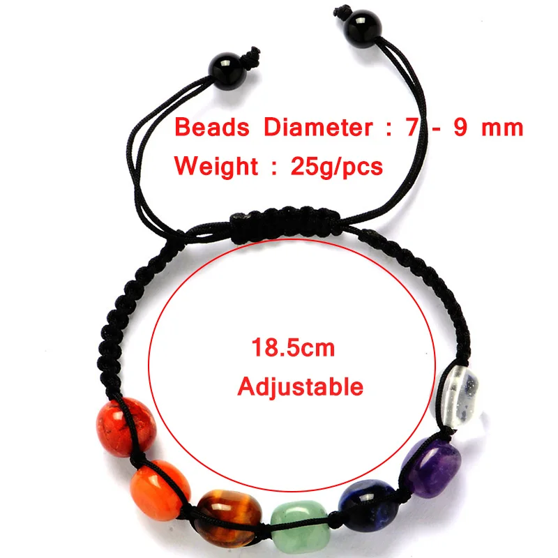 Браслеты с бусинами из натурального камня для женщин мужчин чакра камни браслеты