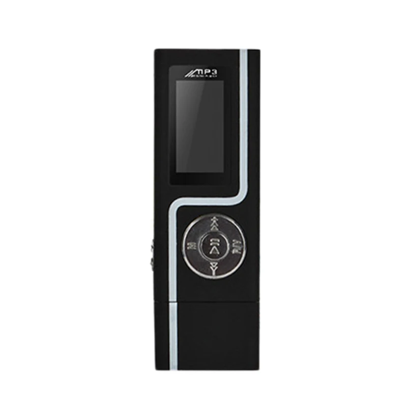 Top Mp3 Music Player 16Gb Recording Function With Fm Two Headphone Jack U Disk Mini Walkman Black Plastic | Электроника