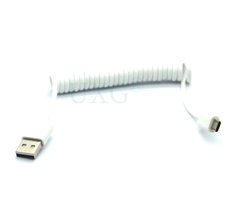 Пружинный кабель USB 2 0/Micro спиральный 5-контактный адаптер цифровой разъем для