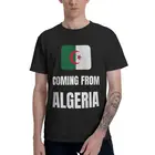 Футболка мужская из Алжира, уличная одежда, хлопковая с коротким рукавом, гордость Алжира