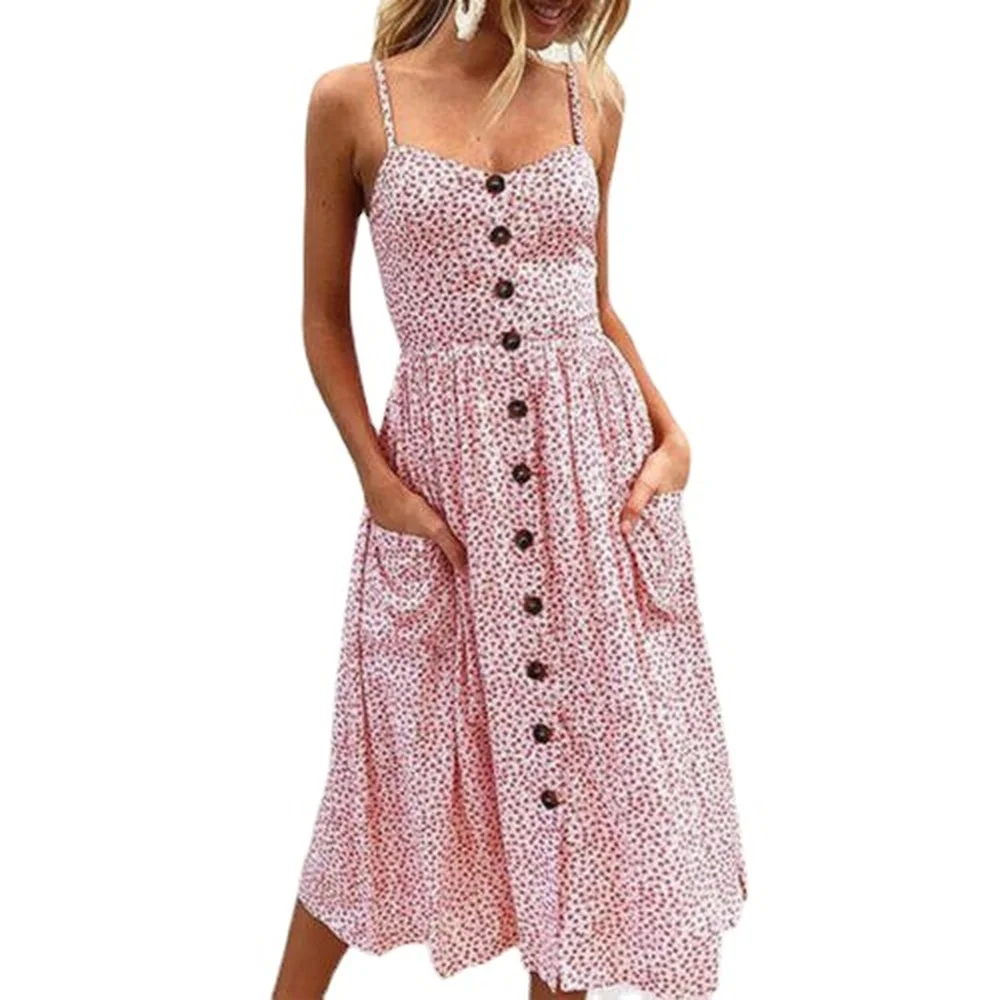 АС для женщин праздничное пляжное платье миди Открытое без рукавов летние