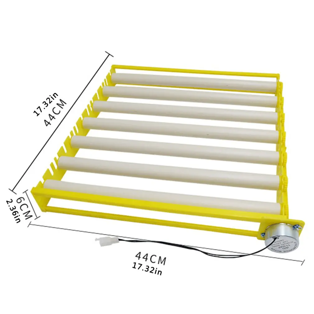 

Plastic Eggs Incubator Accessories Durable Rotary Automatic Roller Pattern Egg Turner Tray Household Egg Tray