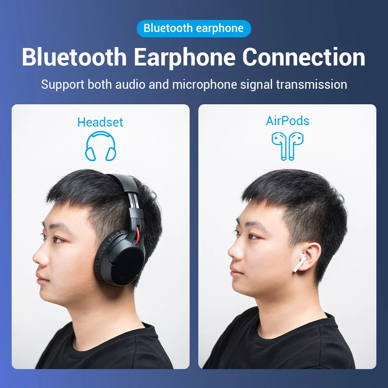 Bluetooth-передатчик Vention 5 0 адаптер для ПК динамика мыши музыкального аудиоприемника