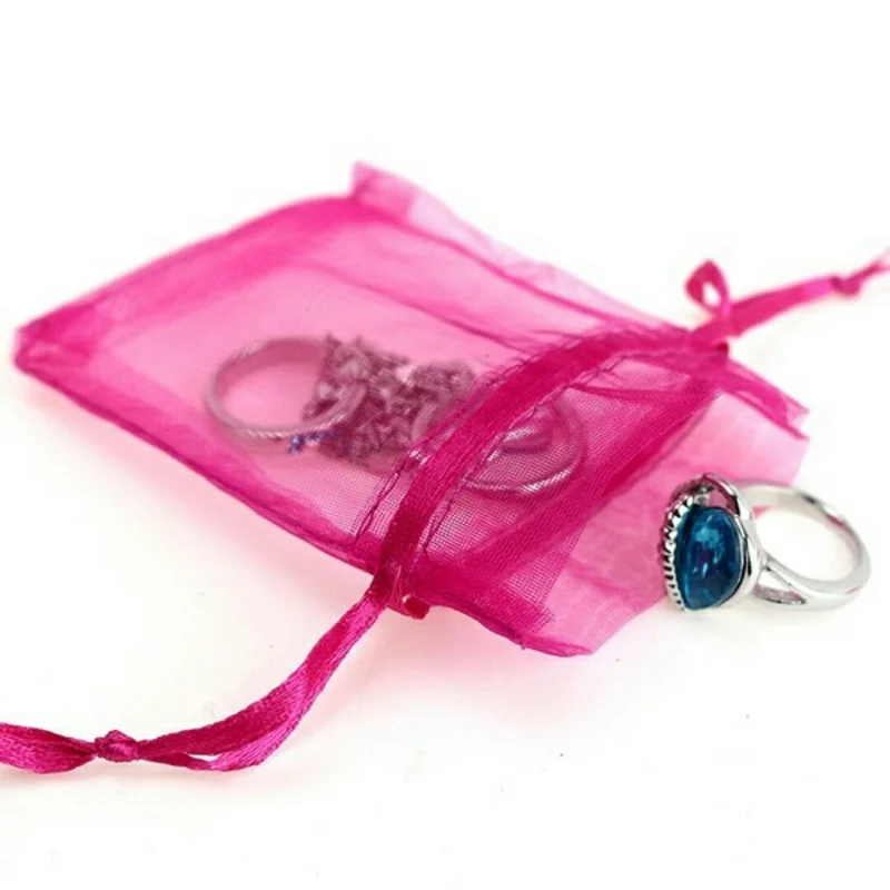 50 шт. свадебная сумочка из органзы украшение Подарочная сумка упаковка Свадебные