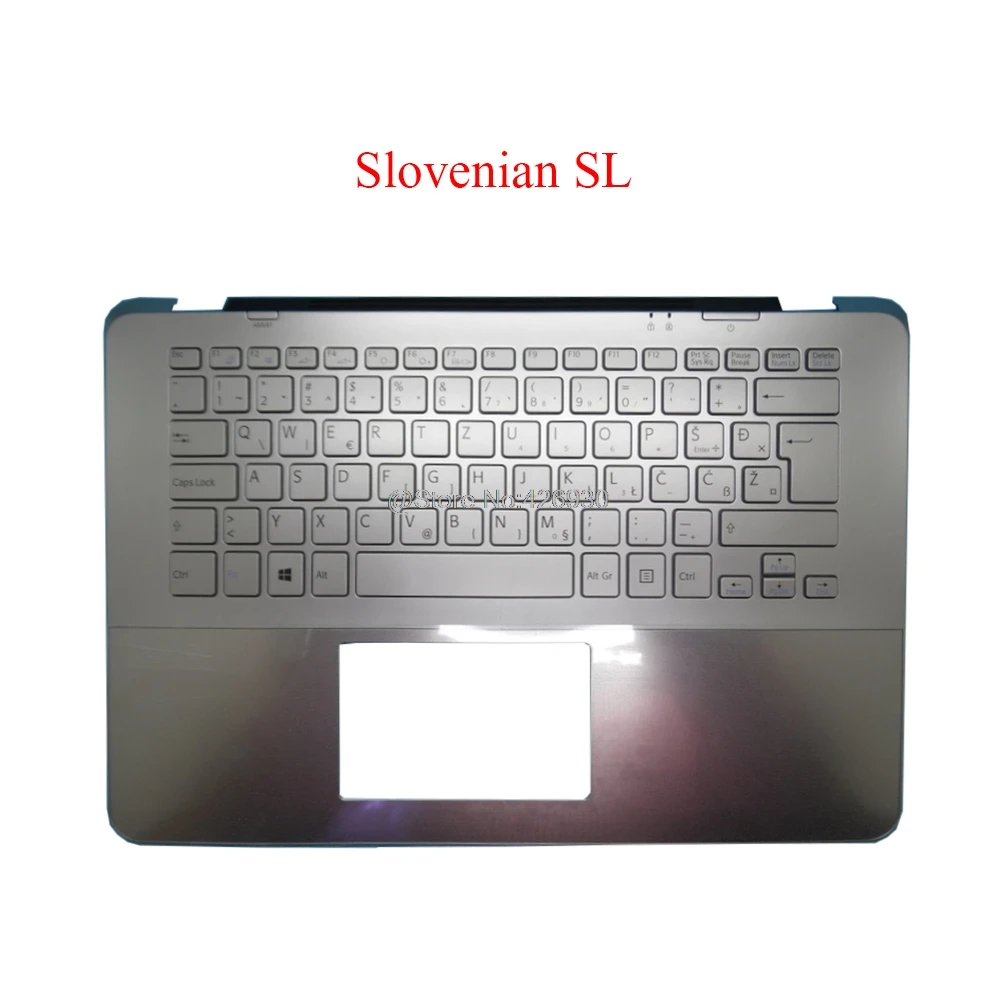 Ноутбук Palmrest RU SL HU NE PO BG клавиатура для SONY VAIO SVF14A SVF14A15ST SVF14A1C5E SVF14A1M2E SVF14A1S9R 5JGD5PHN040 |