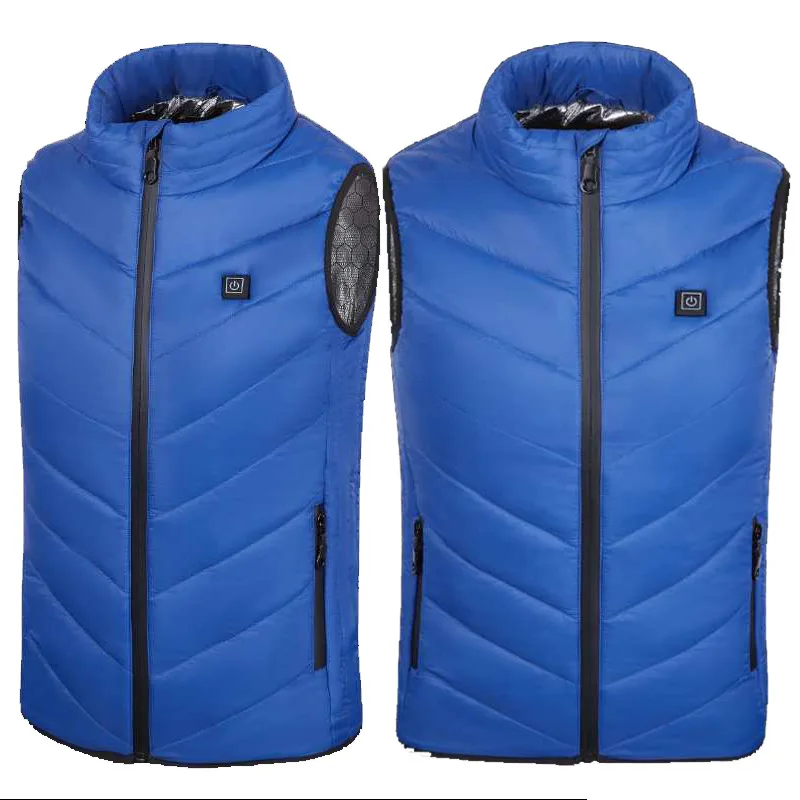 

PARATAGO Children USB Electric Heating Vest Teenagers Winter Warm Battery Heated Cotton Jacket Safe Boys Girls Waistcoat P8301