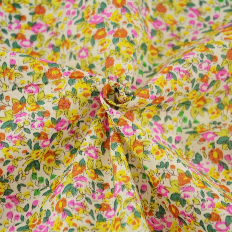 Booksew 100% хлопок ткань толстое Quater Telas Tecido цветной цветочный дизайн для шитья