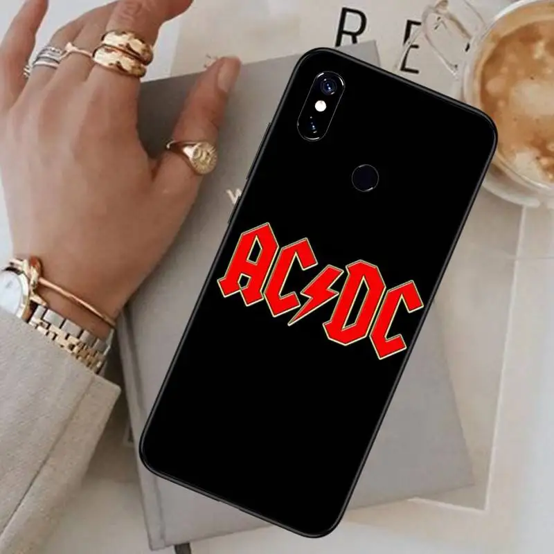 

Rock Band Ac Dc Phone Case For Xiaomi Redmi note 7 8 9 pro 8T 9S Mi Note 10 Lite pro
