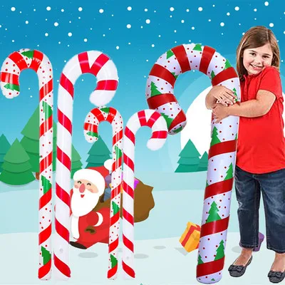 

Christmas Decoration Inflatable Christmas Canes Lollipop Balloon for Home Xmas Tree Ornaments Home Outdoor Decor 2022 Navidad