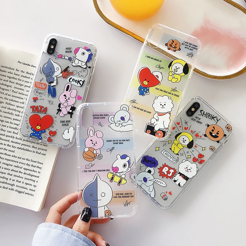 BT2 Bombproof Youth полк для iphone XR Max мобильный телефон оболочка мультфильм iphone7 8 плюс