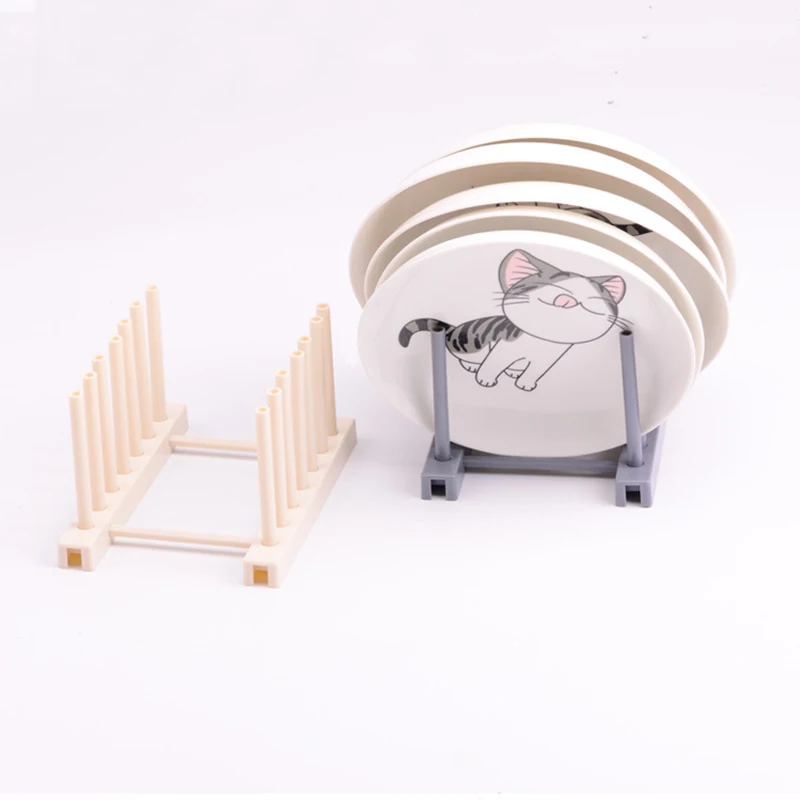 

Creative Kitchen Supplies New Special Bowl Dish Drain Rack Tableware Storage Rack Plastic Pot Cover Accessories