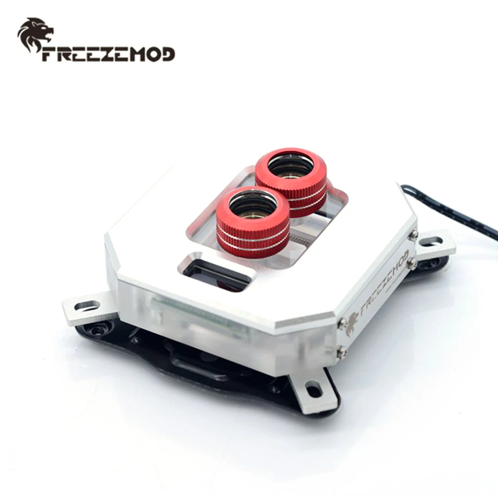 Блок кулера для воды FREEZEMOD с ЖК дисплеем VA экраном процессора Intel 115X 2011 2066|Кулеры и