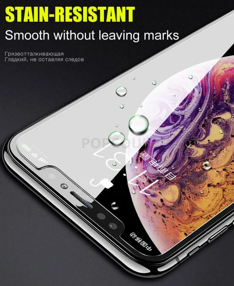 

Tempered Glass for IPhone 12 7 8 9 6 11 Pro MAX Plus X XR XS 5 5S 5C SE Screen Protector Ultra Thin 9H Protective Tempered Glass