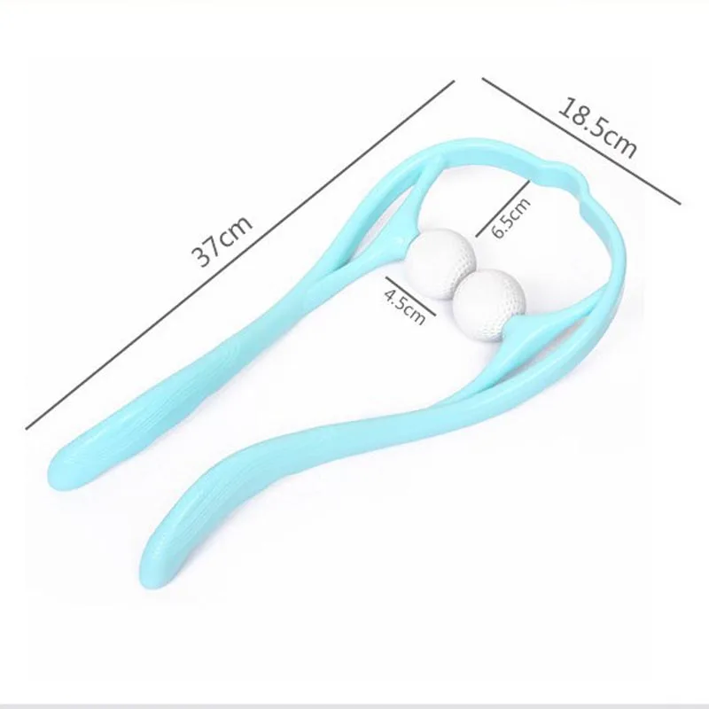 Затылочный шейный позвонок Массажный мяч палец руки для шеи и плеч обхват талии