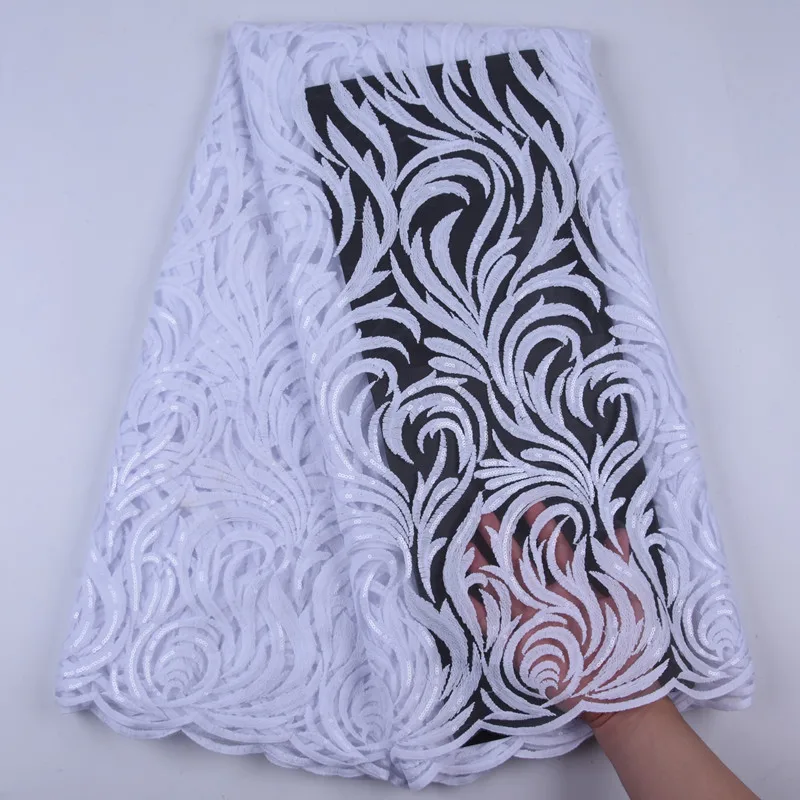 Новое поступление швейцарская вуаль кружевная ткань африканский тюль с