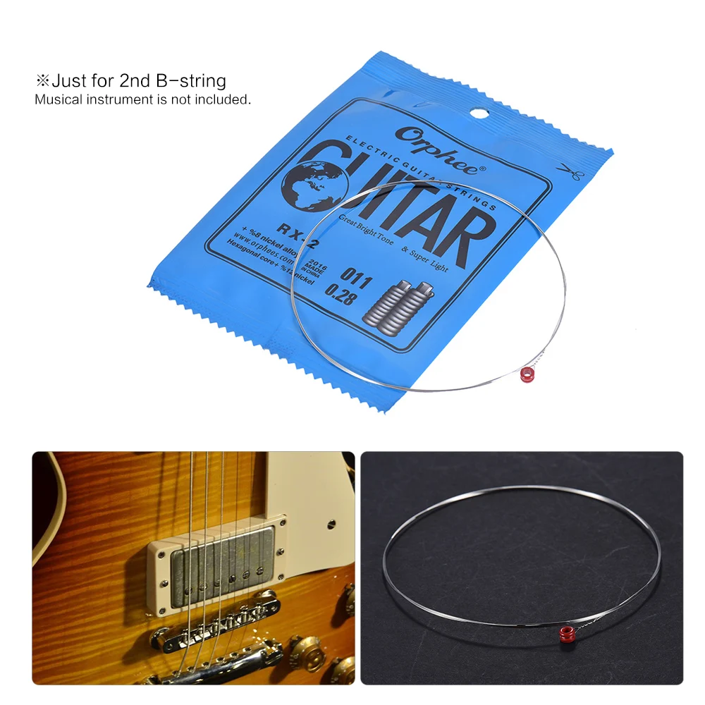 Orphee RX 1 Сменные Струны для электрической гитары 1st E String (.009) 10 шт. в упаковке