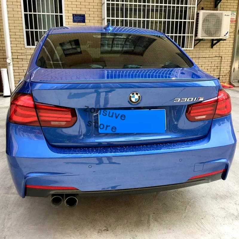 

Спойлер для BMW 3 серии F30 2013-2018 года выпуска, из АБС-пластика и углеродного волокна, аксессуары для кузова автомобиля