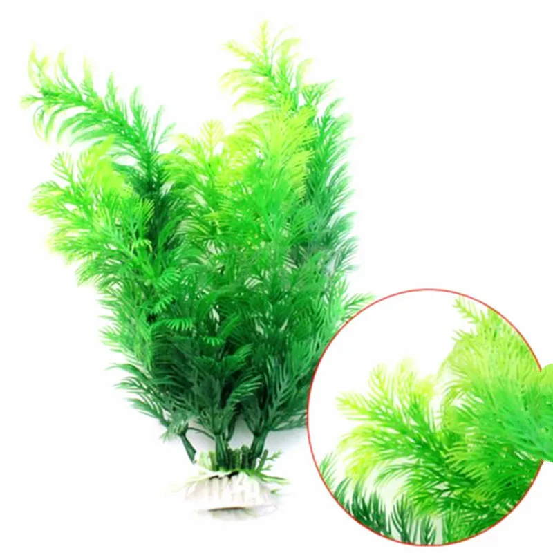 

Fish Tank Decoration Artificial Fake Water Aquatic Plastic Green Grass Plant Aquarium Landscape