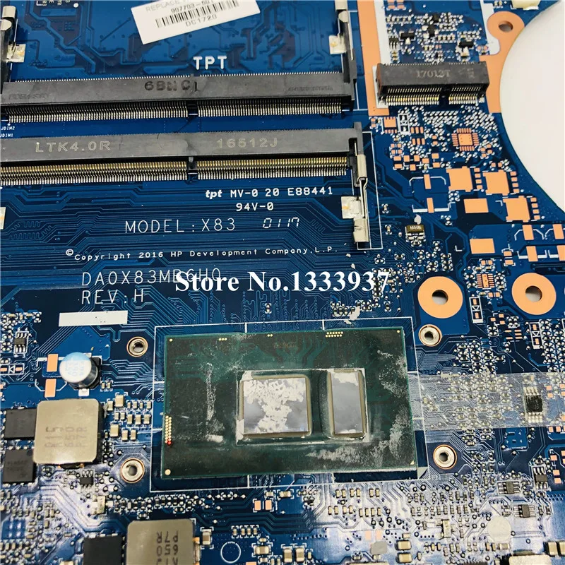 Для hp ProBook 450 G4 470 серии Материнская плата портативного компьютера с i5-7200u 907703-601