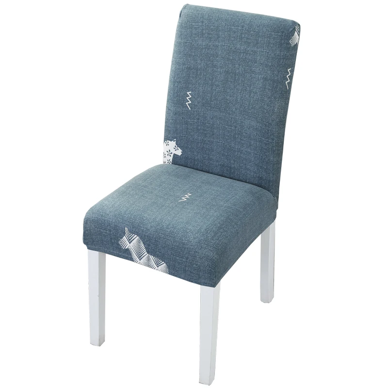 Спандекс эластичный принт обеденный чехол для кресла современный Съемный Анти