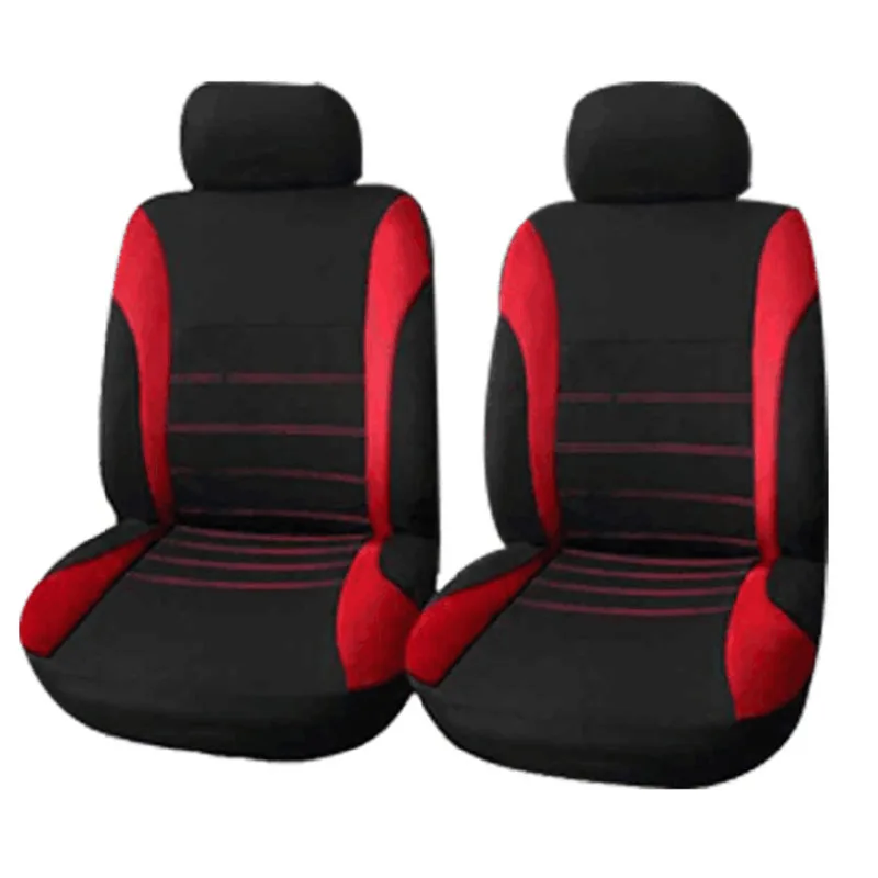 1set red 1 комплект, внутренние автомобильные принадлежности, чехол для автомобильного сиденья, универсальный чехол для переднего сиденья, тканевая подушка для автомобильного сиденья, защитная накладка для автомобильного сиденья - Название цвета: 1set red