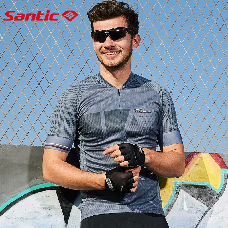Santic майки для велоспорта MTB футболки мужские сетчатые топы для велоспорта Одежда для велоспорта рубашки дышащие азиатские K9M2091 M-3XL