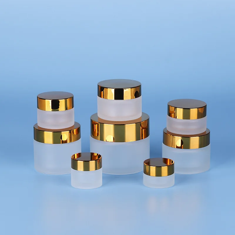 Пустая Косметическая банка из матового стекла для мази 5/10/15/20/30/50/100 г пустая