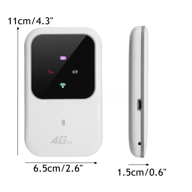 

Портативный 4G LTE Wi-Fi роутер 150 Мбит/с, мобильная широкополосная точка доступа, SIM-карта, разблокированный Wi-Fi модем 2,4G, беспроводной роутер