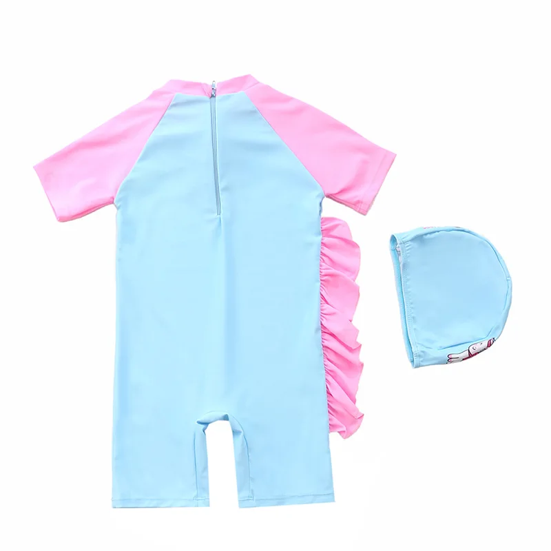 Купальный костюм для девочек 1 7 лет новинка 2020 года Цельный купальник детский
