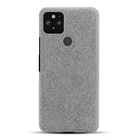 Тканевый кожаный чехол для Google Pixel 5 5A 4 3 3A 2 XL Pixel5 Pixel5a Тонкий ретро тканевый Жесткий ПК чехол для Pixel 4A 5G Funda Pixel4a