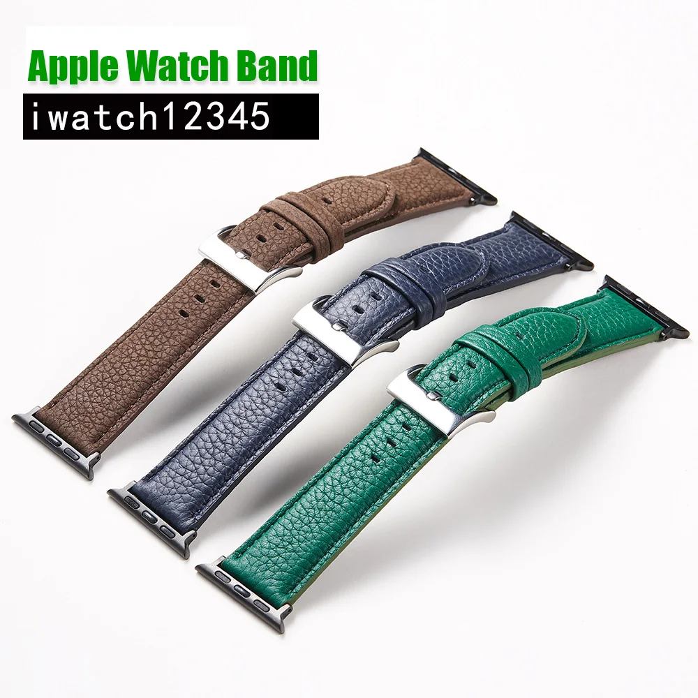 Ремешок для часов Apple Watch 44 мм ремешок из натуральной кожи iwatch 5 4 мягкой женщин