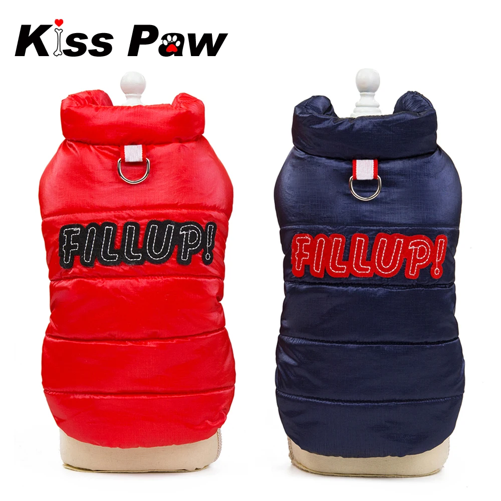 2019 зимние водонепроницаемые куртки для собак Мягкая теплая Модная собачья шлея