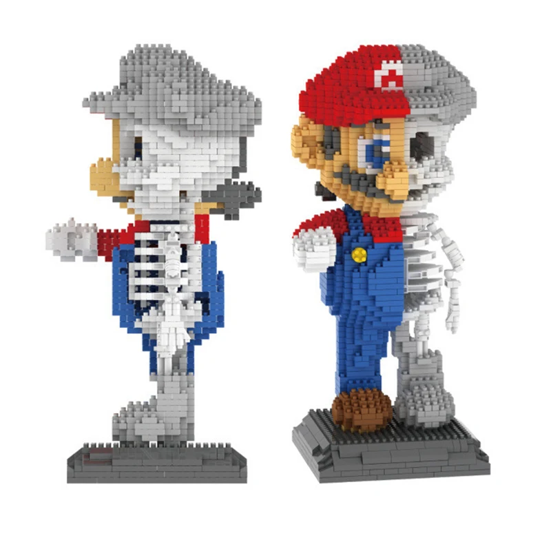1686 шт. Игры Супер Marioed Мэри Mario Bros Братья мини здания конструктор Сделай Сам блоки