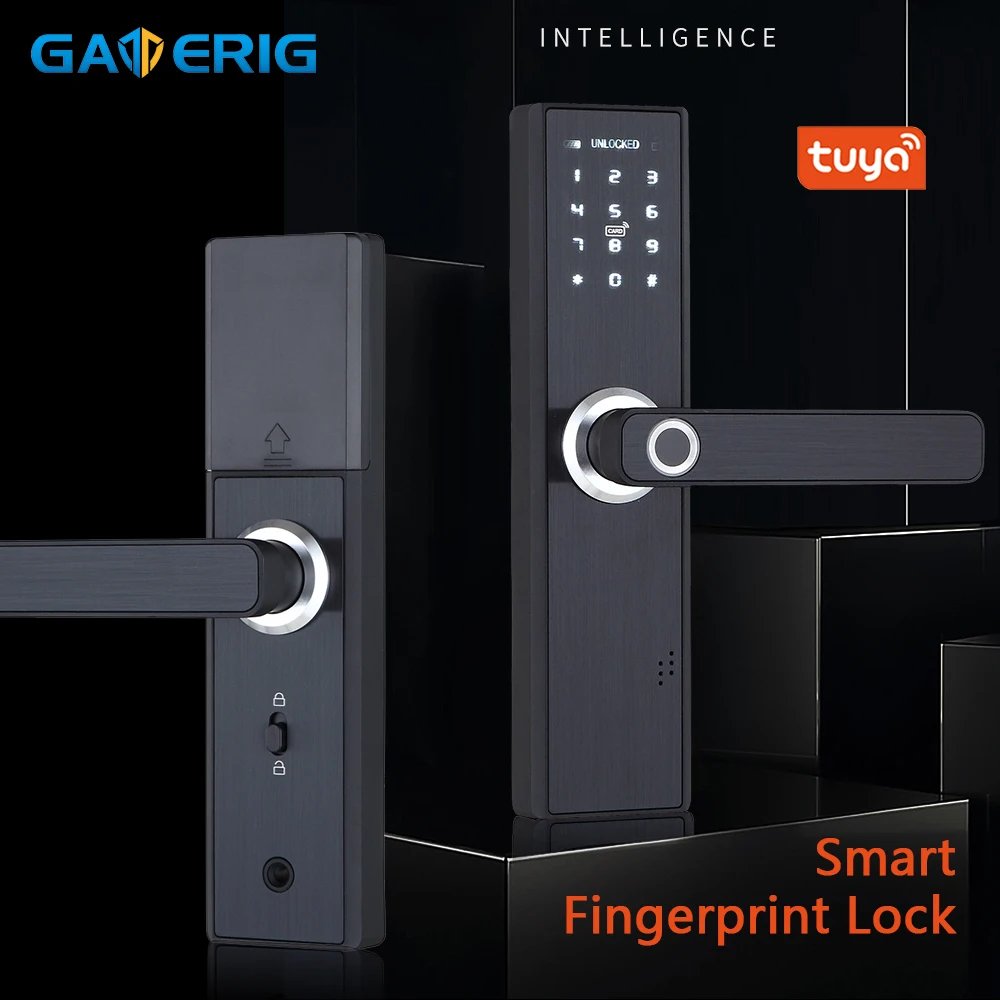 

Дверной смарт-замок GATERIG, дверной замок с Wi-Fi, биометрический дверной замок для отелей