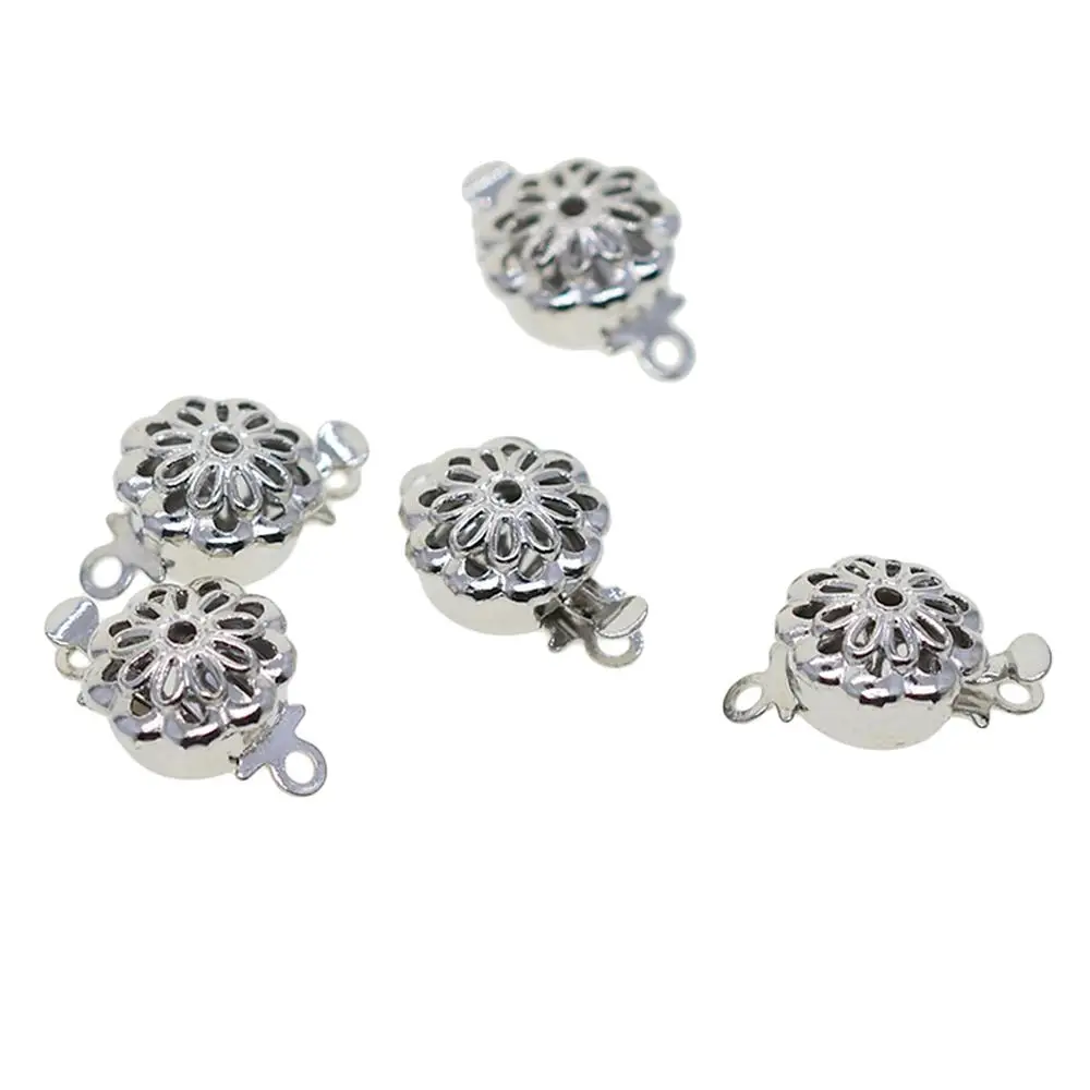 5 комплектов полых филигранных цветов зажимные застежки винтажная Пряжка сделай