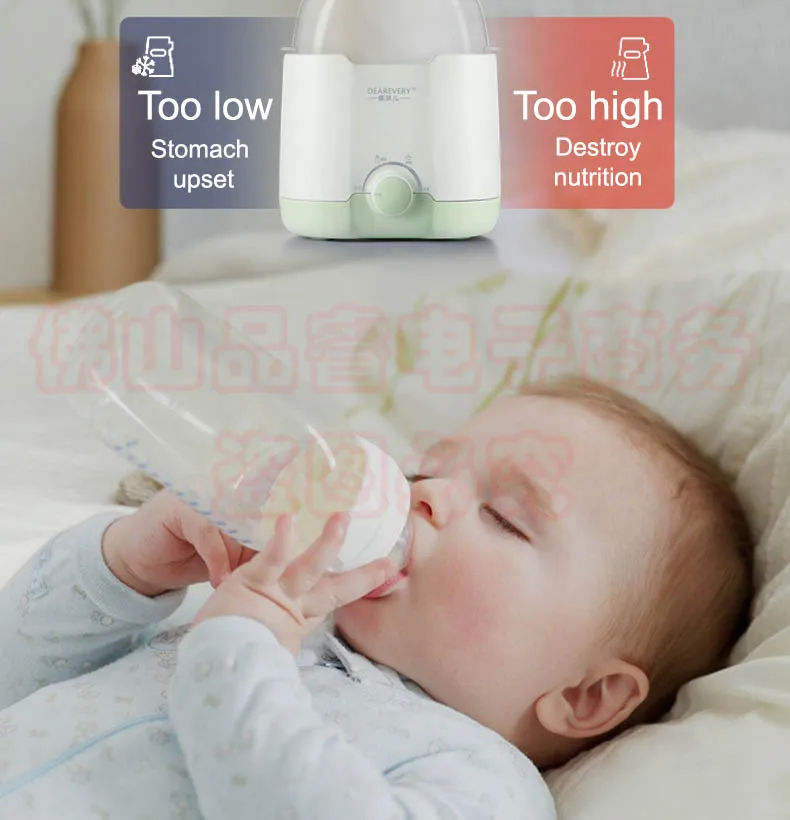 

Baby bottle disinfection fast warm milk & sterilizers 4 in 1 multi-function automatic intelligent thermostat baby bottle warmers