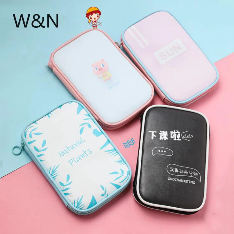 Кожаный чехол для карандашей девочек и мальчиков многофункциональный большой