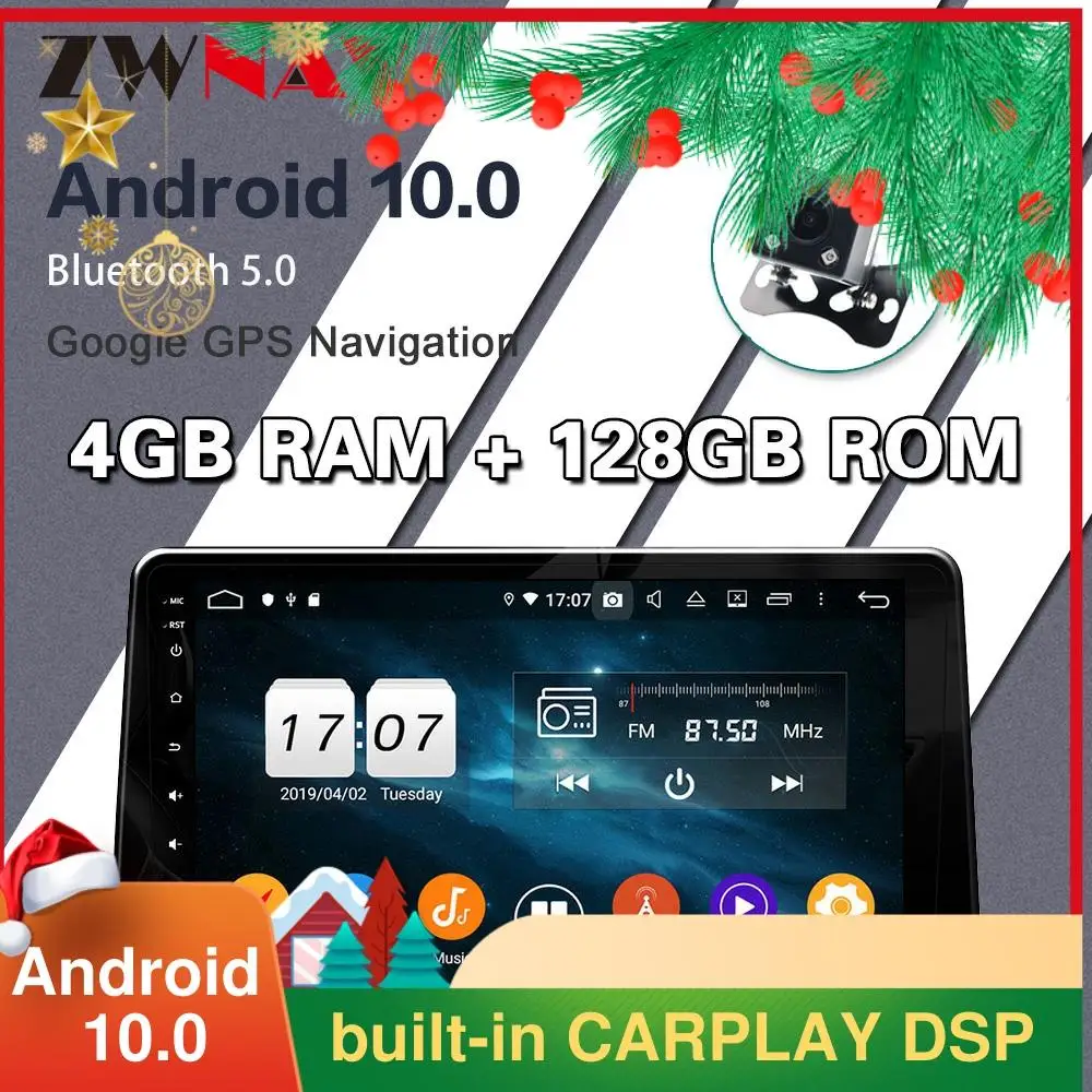 Автомобильный мультимедийный DVD плеер для Peugeot Bellinger partner 4G128G Android 10 с экраном 2019 2020