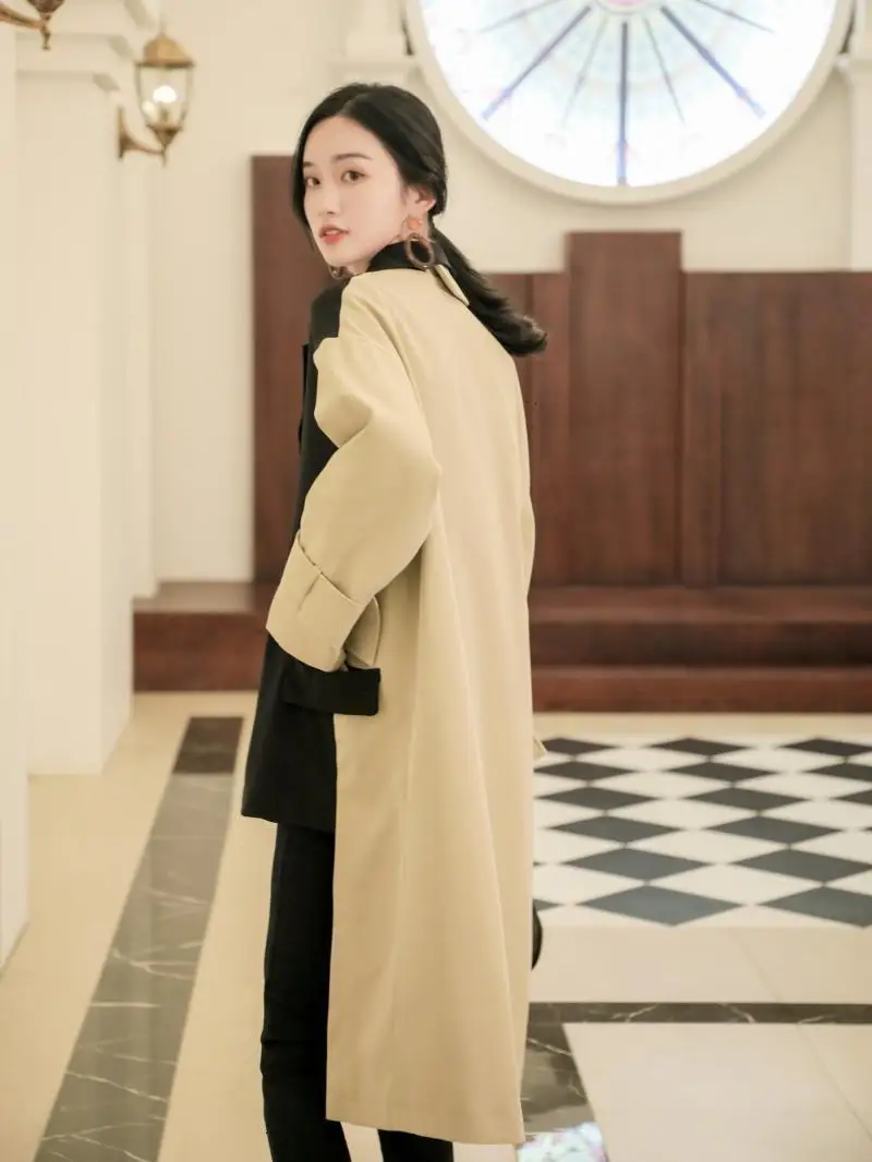 Осень-зима 2020 новые продукты модный костюм с отворотом на одной пуговице