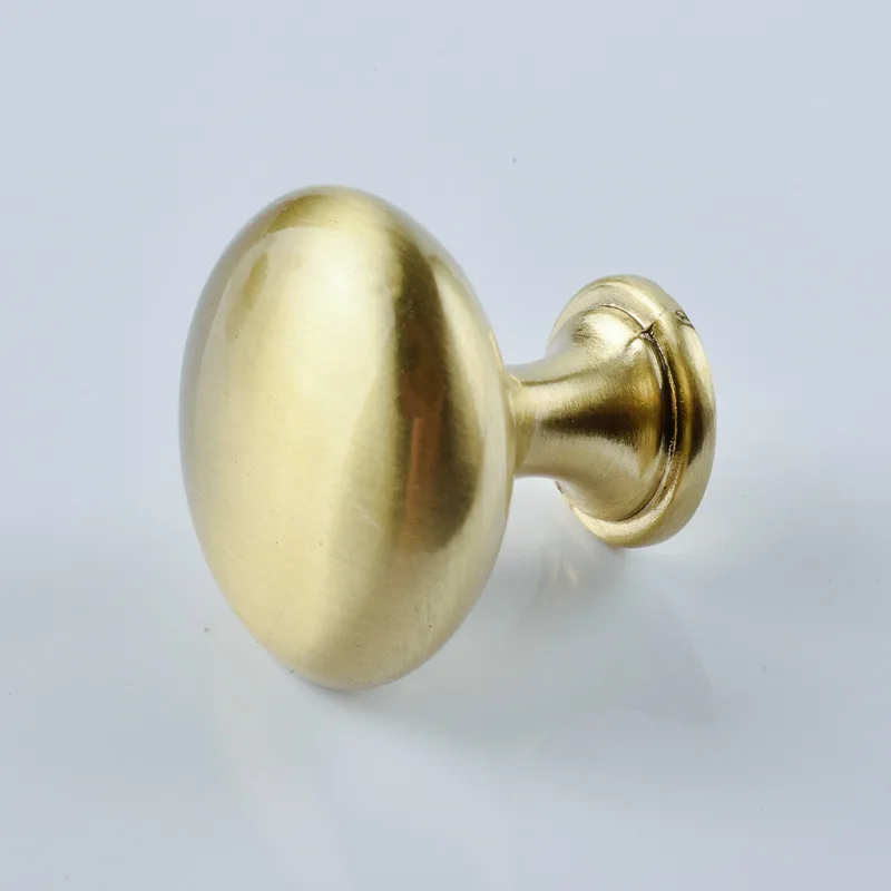 Яркая хромированная круглая ручка для мебели с одним отверстием простая ящика