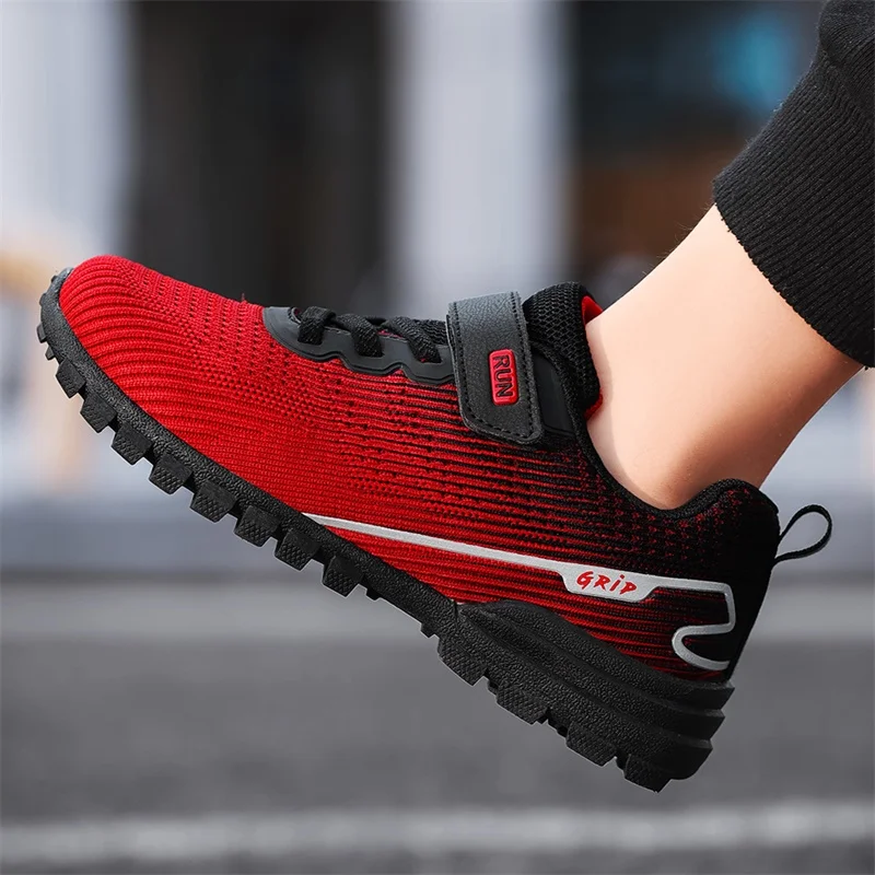 JIEMIAO New Children Shoes High Quality Breathable Kids Outdoor Hiking Shoes for Boys Trail Running Shoes CUHK Kids' Sneakers