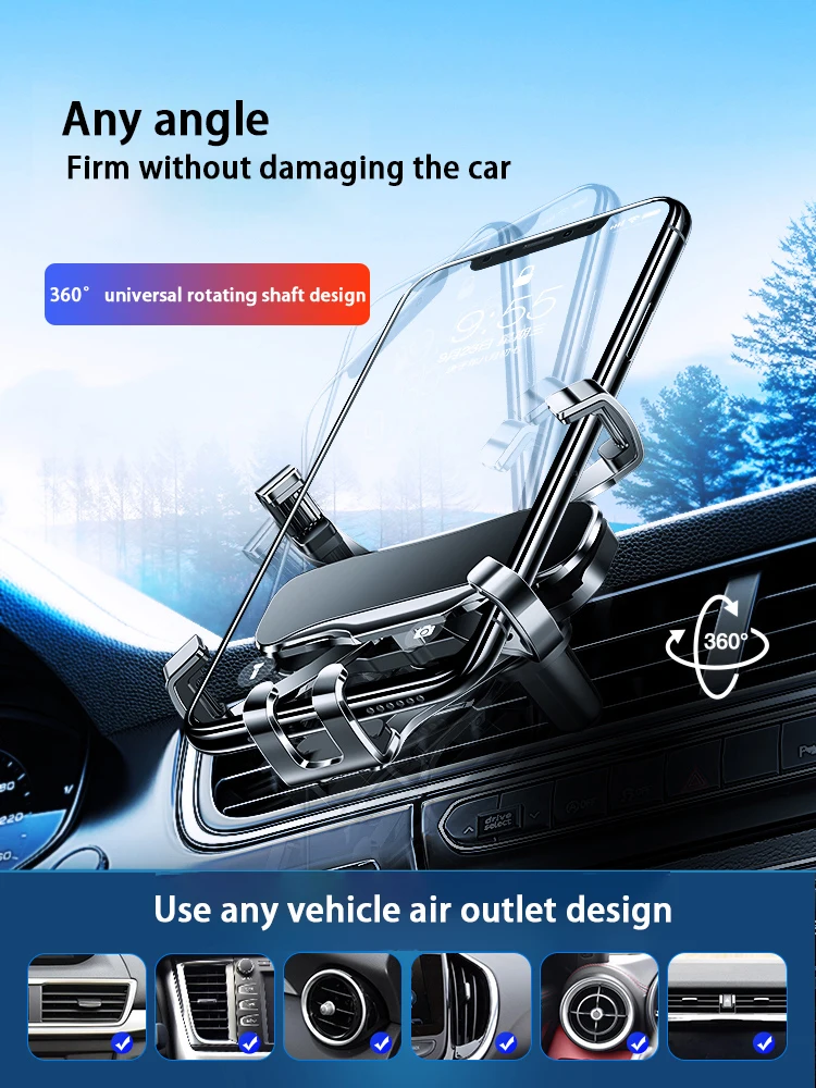 car mobile phone holder for skoda karoq 2020 air vent mounts gps support stand gravity navigation bracket clip car accessories free global shipping