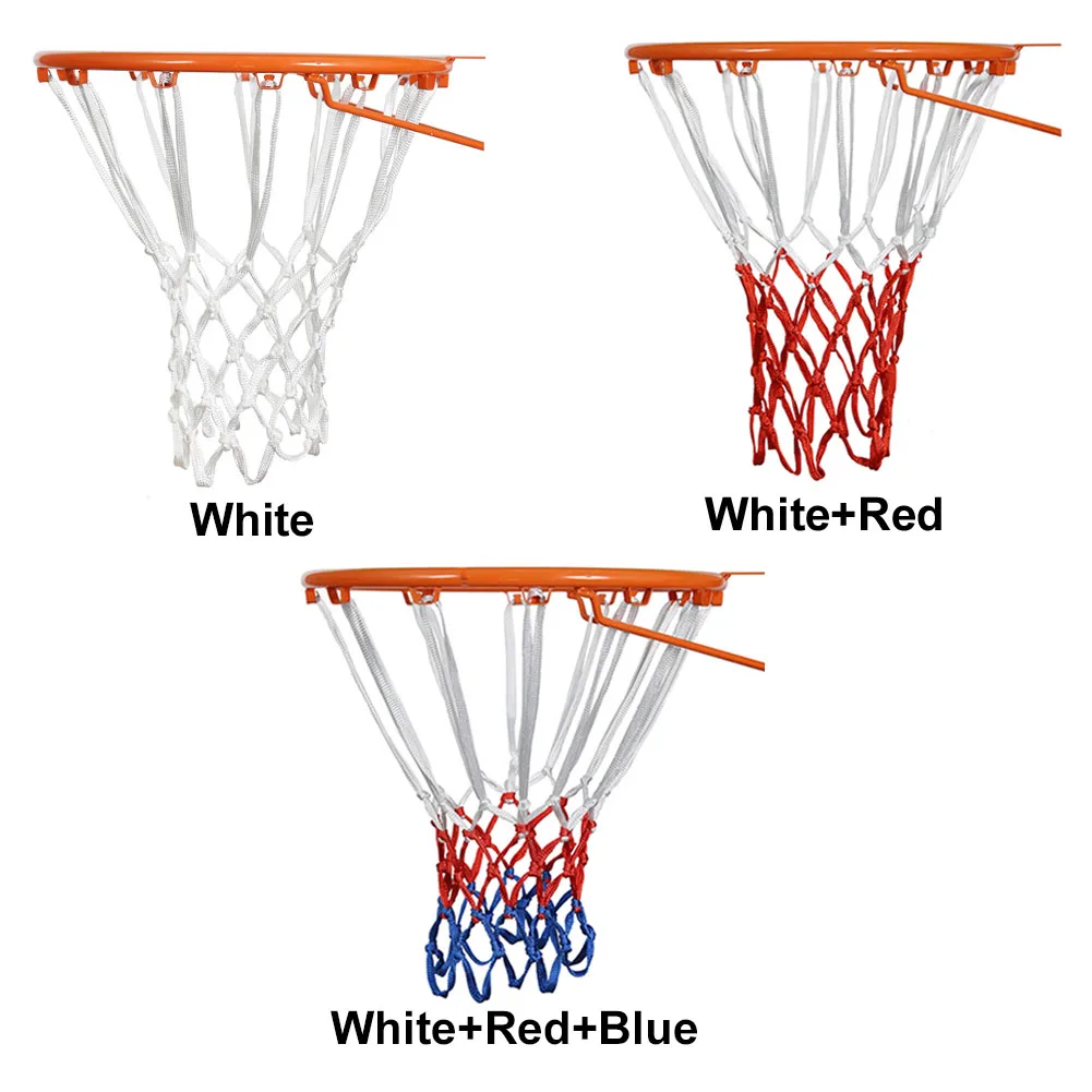 

2pcs Universal 12 Loop Basketball Net Training Replacement Parts School Easy Install Indoor Outdoor Mesh Anti Whip Playground