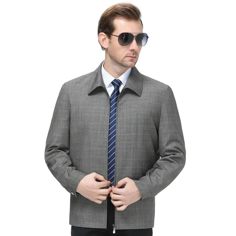 Новый большой размера плюс 8xl 7xl 6xl Мужская куртка Сезон весна осень Деловые