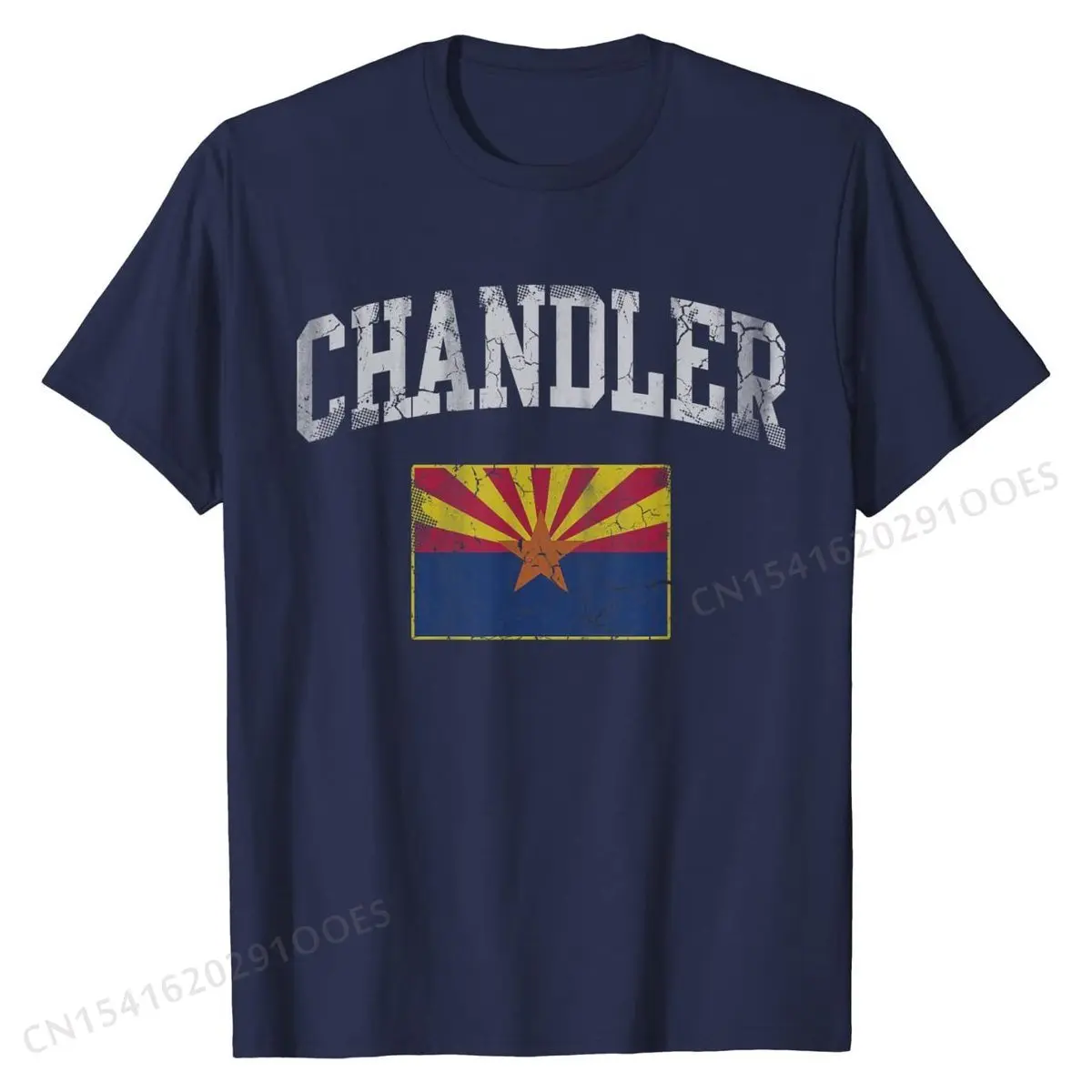 

Chandler Arizona Flag T-Shirt Top T-shirts Cheap Casual Cotton Men Tops Shirts Design