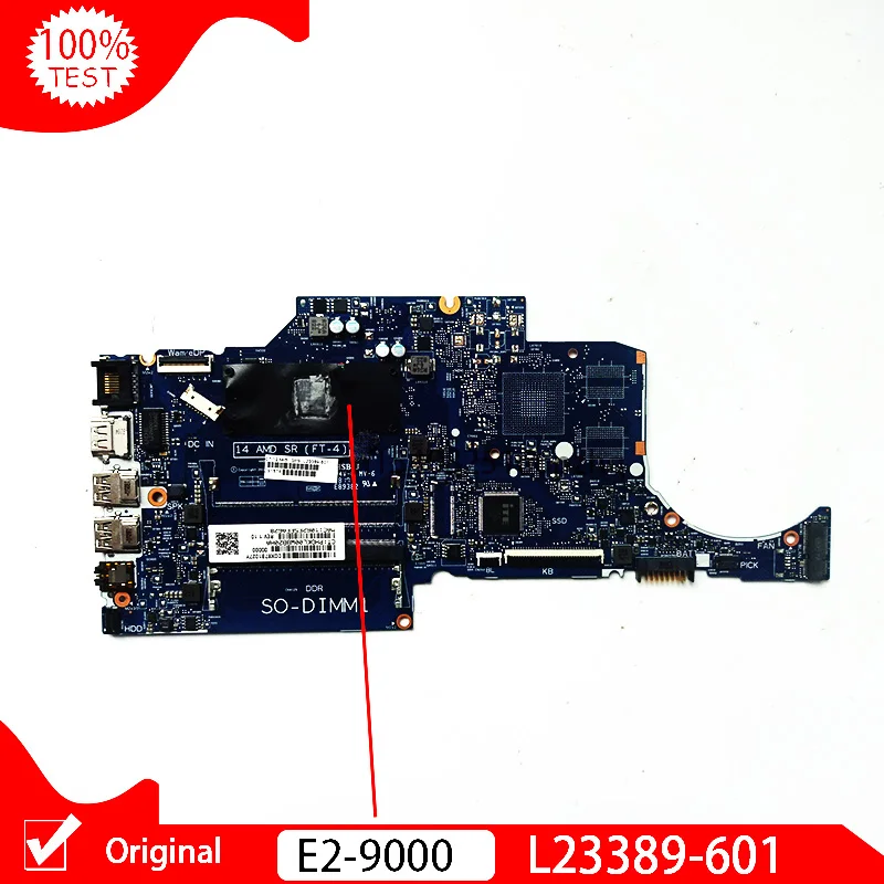 Материнская плата 14-CM 14T-CM 245 G7 для ноутбука HP L23389-601 14 AMD SR ( FT-4) CPU:E2-9000 UMA DDR4 |